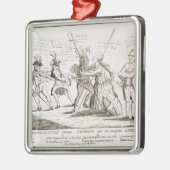 De verzoening tussen Britannia en Amerika Metalen Ornament (Links)