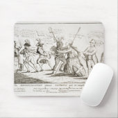 De verzoening tussen Britannia en Amerika Muismat (Met muis)