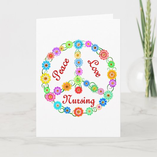 DE VERZORGING VAN DE LIEFDE VAN DE VREDE KAART (Voorkant)