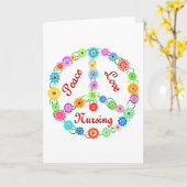 DE VERZORGING VAN DE LIEFDE VAN DE VREDE KAART (Gele Bloem)