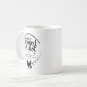 De verzwakte Knoop - de Mok van CREST (Voorkant links)