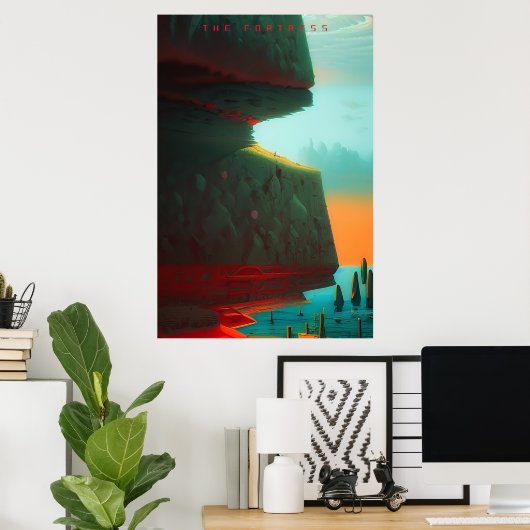 De vesting poster (Thuiskantoor)