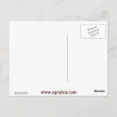 De vesting van Carcassone Briefkaart (Achterkant)