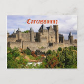 De vesting van Carcassonne in Frankrijk Briefkaart (Voorkant)