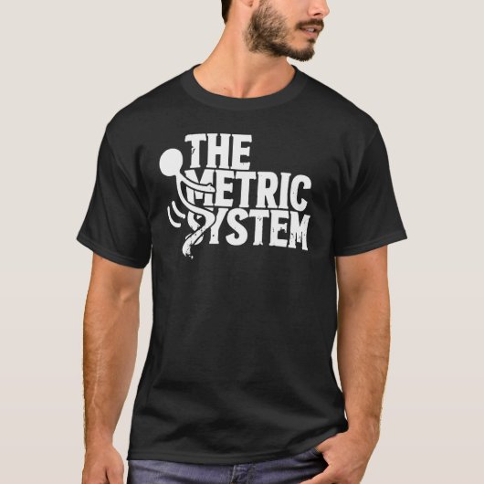 De vetelektricien van het metrische systeem t-shirt (Voorkant)