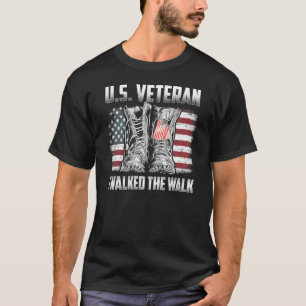 De veteraan die ik liep, was de Walk Combat Boots  T-shirt