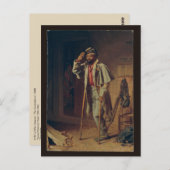 De veteraan, het hout - de burgeroorlog in Afrika Briefkaart (Voorkant / Achterkant)