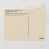 De veteraan, het hout - de burgeroorlog in Afrika Briefkaart (Achterkant)