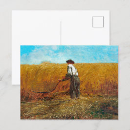 De veteraan in een nieuw veld | Winslow Homer | Briefkaart