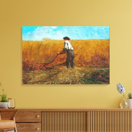De veteraan in een nieuw veld | Winslow Homer | Canvas Afdruk