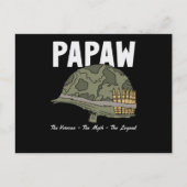de veteraan the myth the legend - papaw briefkaart (Voorkant)