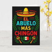 De Vetste Grootvader - Grappige Mexicaanse Opa Kaart (Gele Bloem)