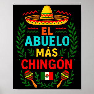 De Vetste Grootvader - Grappige Mexicaanse Opa  Poster