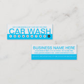 de vette klantenloyaliteit van CAR WASH Klantenkaartje (Voorkant / Achterkant)