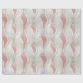 De vette metallische 3D Red Grey textuur kijkt Wra Cadeaupapier (Vlak)