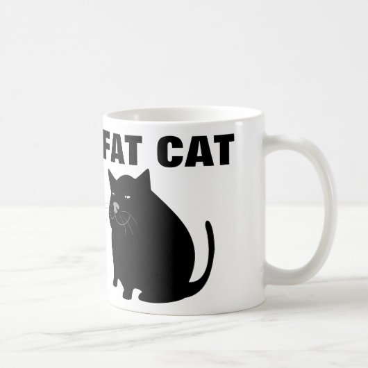 De VETTE mok van de Koffie van de KAT Grappige (Rechts)
