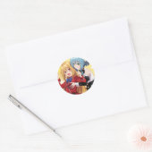 De Vexaties van een Shut-In Vampier Prinses | Ronde Sticker (Envelop)