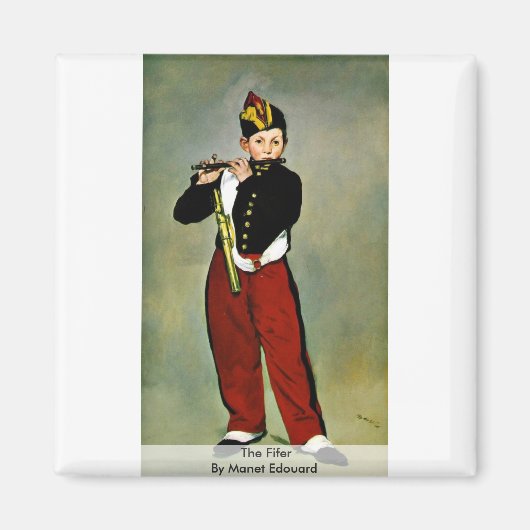 De vezel van Manet Edouard Magneet (Voorkant)