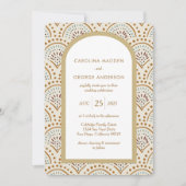 De Vibe Arched bruiloft uitnodiging (Voorkant)