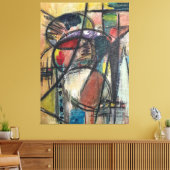 De "Vibes" Canvas Afdruk (Insitu (Woonkamer))