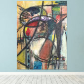 De "Vibes" Canvas Afdruk (Insitu (Houten vloer))