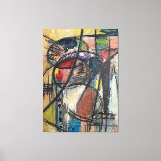 De "Vibes" Canvas Afdruk (Voorkant)