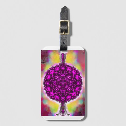 De vibratie van het licht bagagelabel (Voorkant (verticaal))