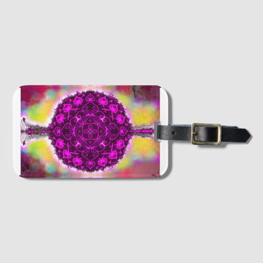 De vibratie van het licht bagagelabel (Voorkant (horizontaal))