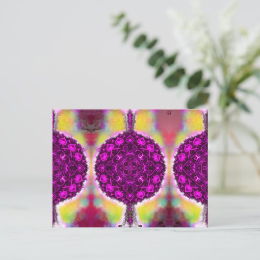 De vibratie van het licht briefkaart (Staand voorkant)