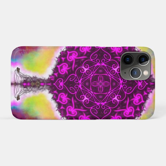 De vibratie van het licht Case-Mate iPhone case (Achterkant (horizontaal))