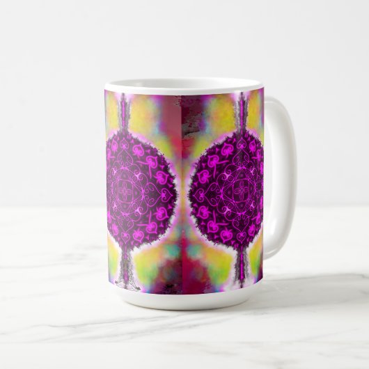 De vibratie van het licht koffiemok (Voorkant rechts)