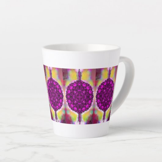 De vibratie van het licht latte mok (Rechterhoek)