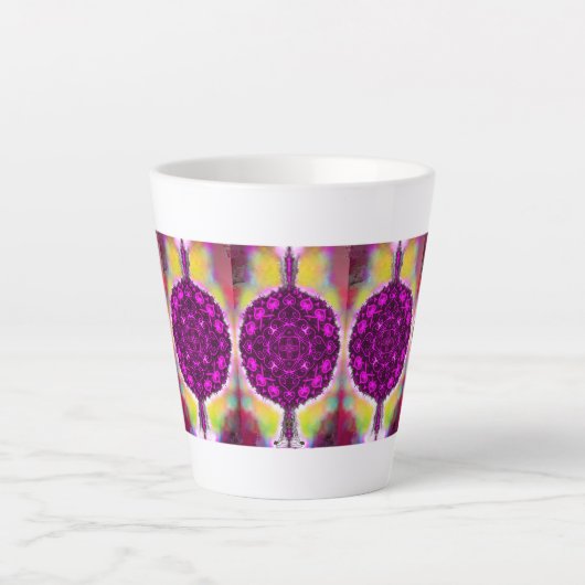 De vibratie van het licht latte mok (Voorkant)