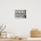 De Viceroy van het Kanton die een publiek geeft Poster (Keuken)