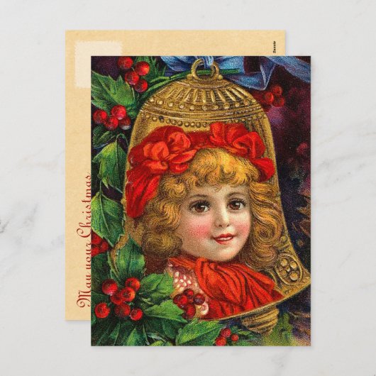 De Victoriaans Briefkaarten van de Klok van (Voorkant / Achterkant)