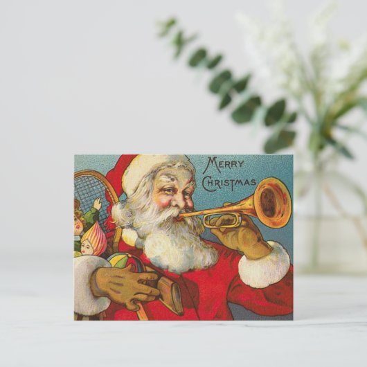 De Victoriaans Briefkaarten van Kerstmis van de (Staand voorkant)