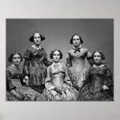 De Victoriaans Clark Sisters Poster (Voorkant)