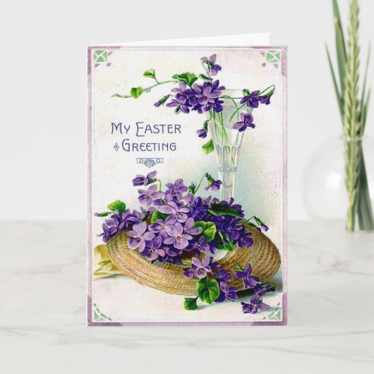 De Victoriaans Efemere verschijnselen van Pasen Feestdagen Kaart (Voorkant)