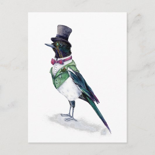 De Victoriaans ekstervogel Briefkaart (Voorkant)