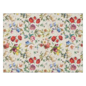 De Victoriaans-Era Floral Waterverf creatie tabel Tafelkleed (Voorkant (Horizontaal))