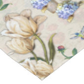 De Victoriaans-Era Floral Waterverf creatie tabel Tafelkleed (Gekanteld)