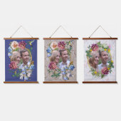 De Victoriaans-Era Floral Waterverf die Tapest han Hangend Wandkleed (Driedubbel)