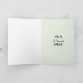 De Victoriaans Groet van de Verjaardag van de Kaart (Binnen)