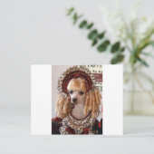 De Victoriaans Hond van de Liefde van de Poedel Briefkaart (Staand voorkant)