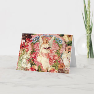 De Victoriaans Kaart van de Collage van Engelen en