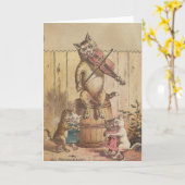 De Victoriaans Kaart van de Nota van het Quadrille (Gele Bloem)