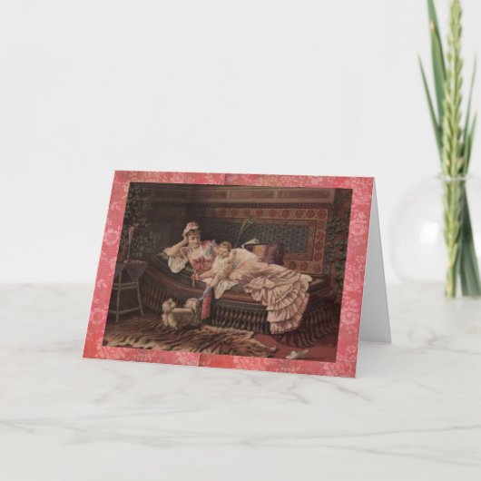 De Victoriaans Kaart van het Moederdag van de (Voorkant)