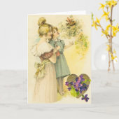 De Victoriaans Kaart van het Moederdag van de (Gele Bloem)