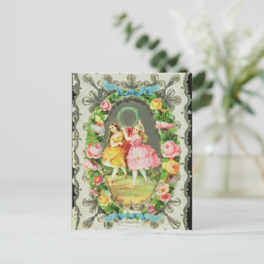 De Victoriaans Kaart van Valentijn (Staand voorkant)