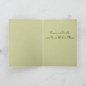 De Victoriaans Kerstkaart van Madonna Feestdagen Kaart (Binnen)